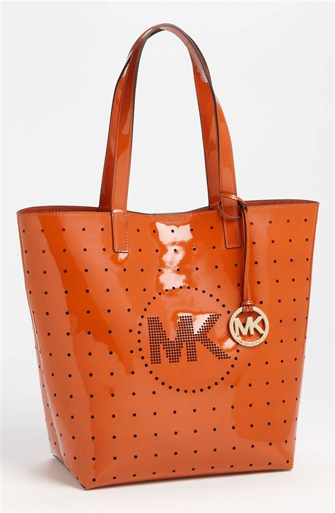 michael kors tote bag orange|burnt orange michael kors purse.